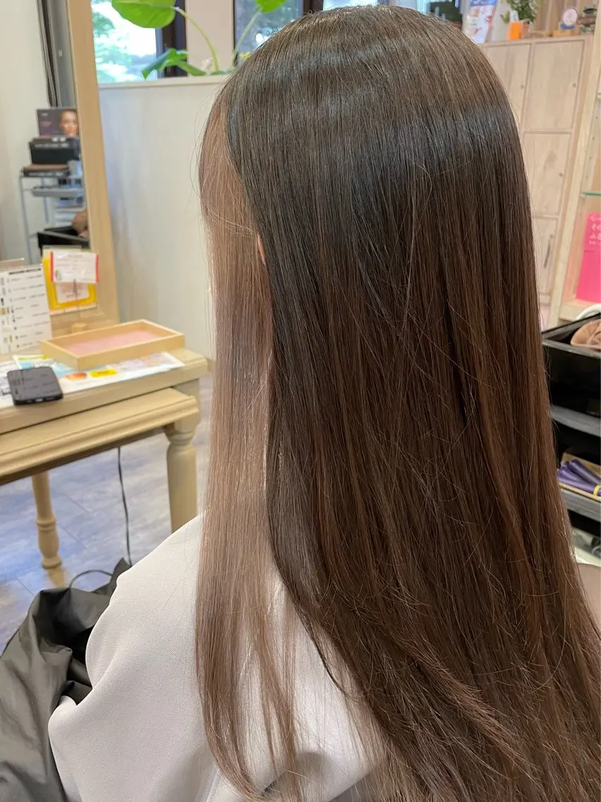 ロング ヘアカラー sawa tamaeのヘアスタイル