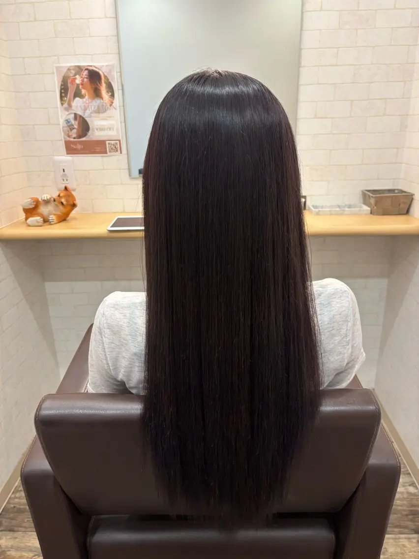 ロング アッシュ masa ディレクターのヘアスタイル