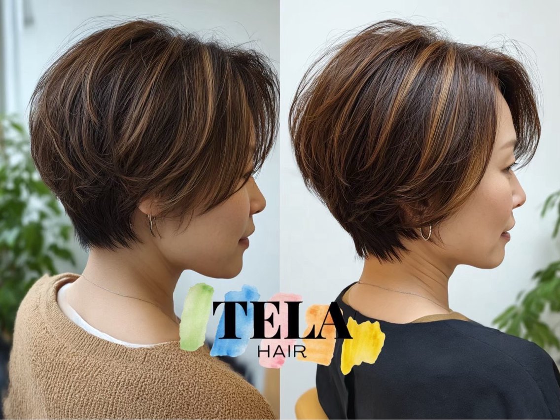 ショート ヘアカラー 森尾 鷹矢のヘアスタイル