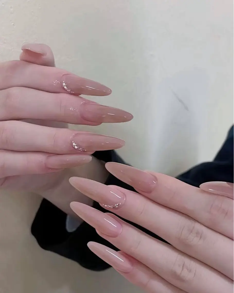 ネイル ジェルネイル グラデーション ラメ(グリッター) ラメグラデーション ワンカラーネイル kana nailのネイルデザイン