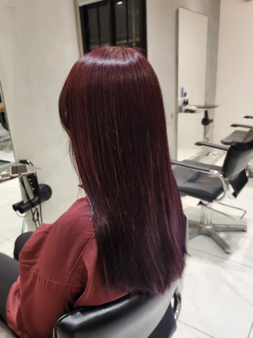 カラー ロング RUA💜‪ ボブカット💜のヘアスタイル