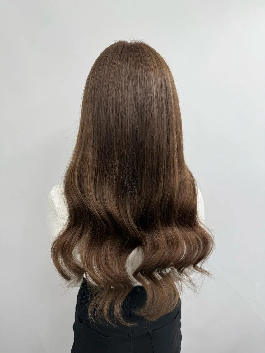 ロング カラー カット ヘアカラー エクステ 𝙃𝘼𝙍𝙐🎀 韓国×エクステのヘアスタイル
