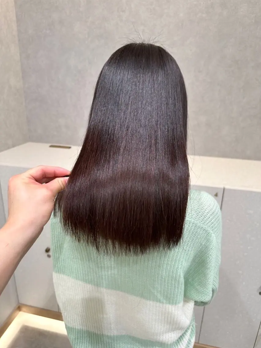 ロング ヘアカラー トリートメント まなか /艶カラー💎のヘアスタイル