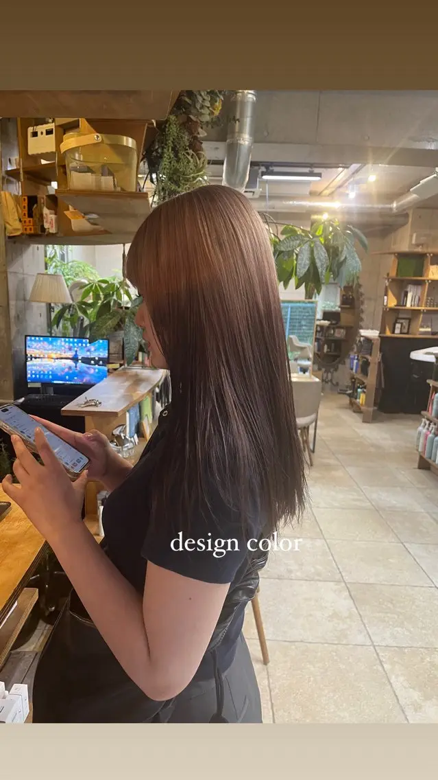 ロング カラー 🌱ぱっつとボブカ ット🌱/Ryotaのヘアスタイル