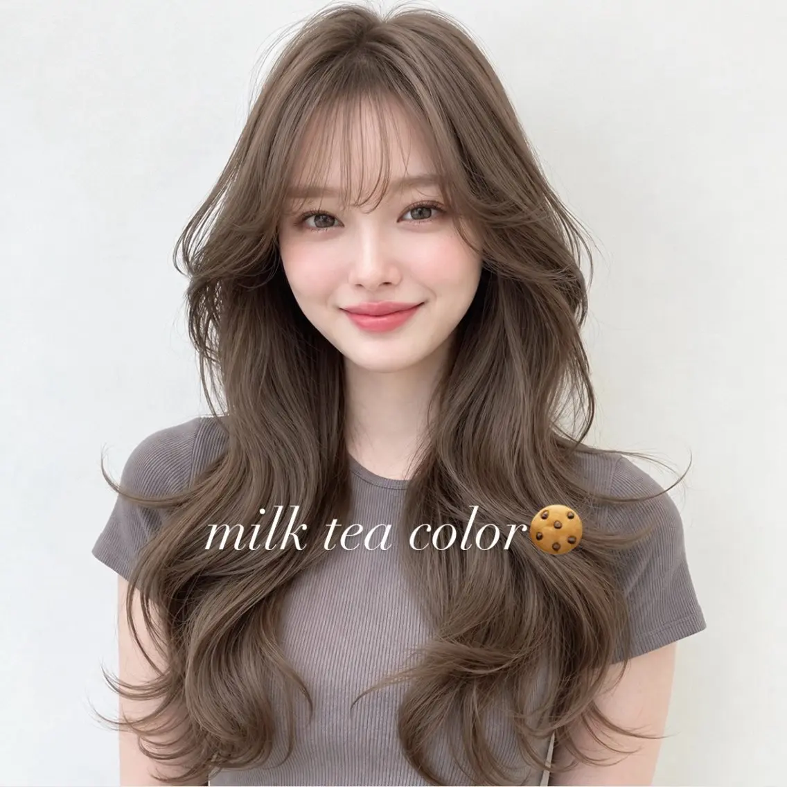 ロング ヘアカラー 髪質改善/透明感/ リア💋のヘアスタイル