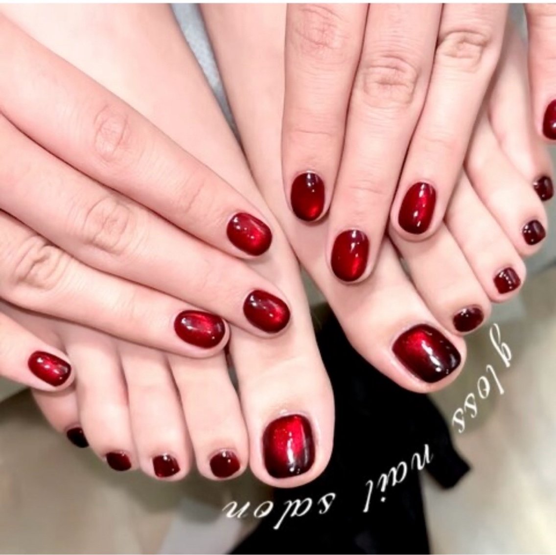 ネイル ハンドネイル みゆ🐰 Gloss nailのネイルデザイン