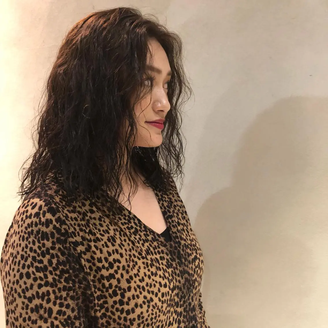 セミロング パーマ カット パーマ トリートメント yajima Moemiのヘアスタイル