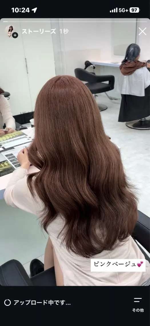 ロング ヘアカラー かわいいモテカラー 🎀SAAKA🎀のヘアスタイル