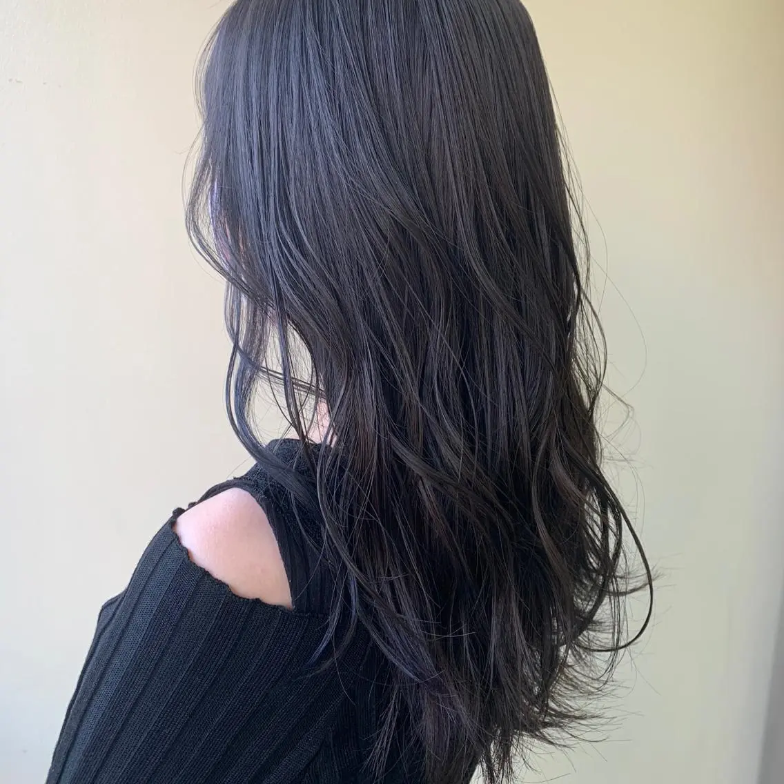 ❤︎艶髪ブルーブラックカラー➕似合わせカット✂️➕3ステップディープレイヤートリートメントの写真