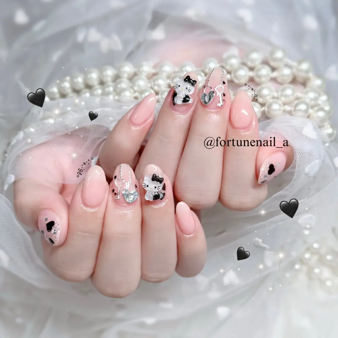 ネイル ハンドネイル ✩.*🎀 aoi🎀のネイルデザイン