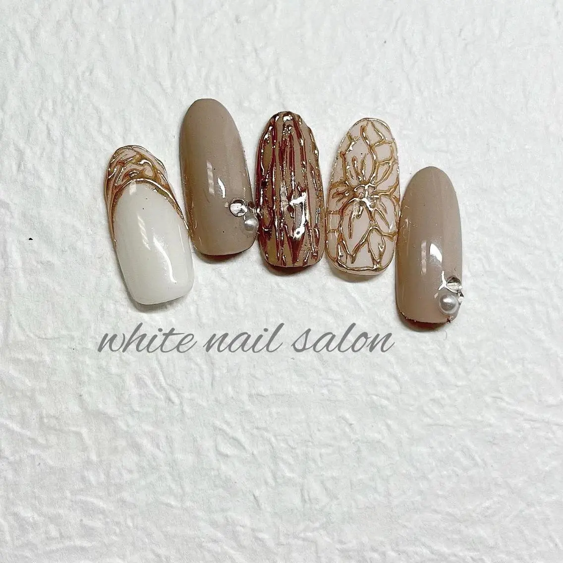 ネイル フットネイル ジェルネイル ハードジェル ラメ(グリッター) 持ち込み ハンドネイル white nail salonのネイルデザイン