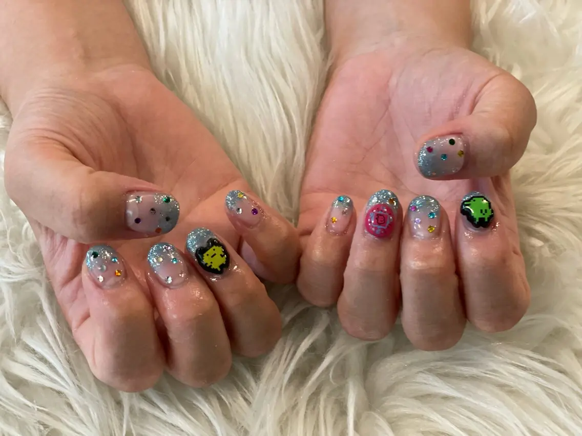 ネイル 持ち込み ハンドネイル 88-nail. AKANEのネイルデザイン