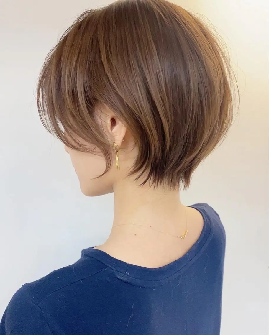 ショート くびれヘア ショートヘア ショート、ボブ満足度 100%✂️根来悠斗のヘアスタイル