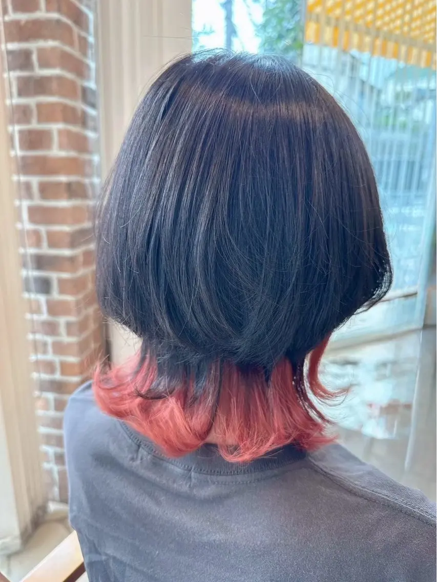 ミディアム カラー 吉永 一寿のヘアスタイル
