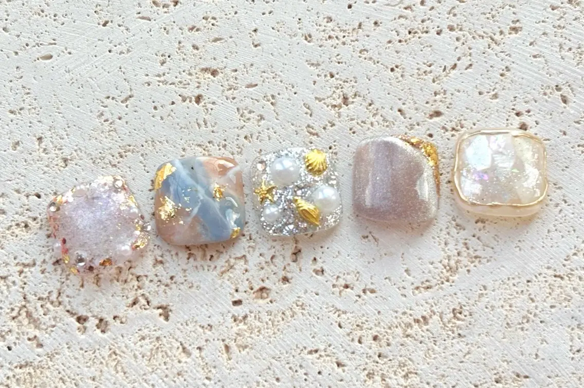 Open記念価格✨親指アート持ち込み可デザイン💗の写真
