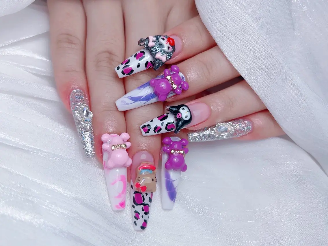 ネイル ハンドネイル M🌷nail 長さだし専門店のネイルデザイン