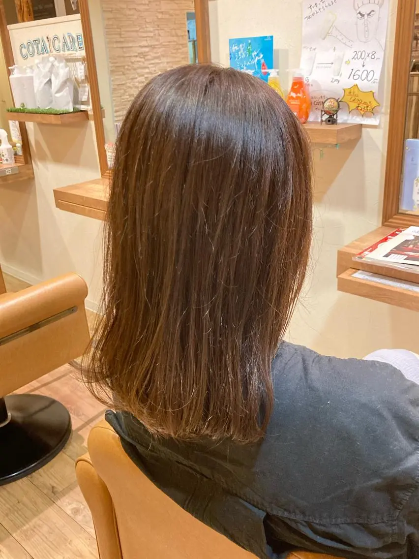 【当日予約限定】 艶カラー➕トリートメント🌿 (メンズ、レディース可)の写真