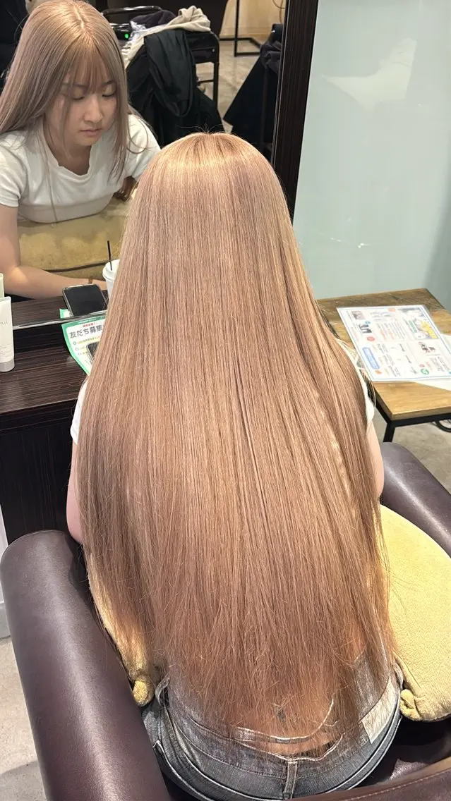 【🦋限定🦋】ダブルカラー➕Aujua3ステップトリートメント🦋の写真