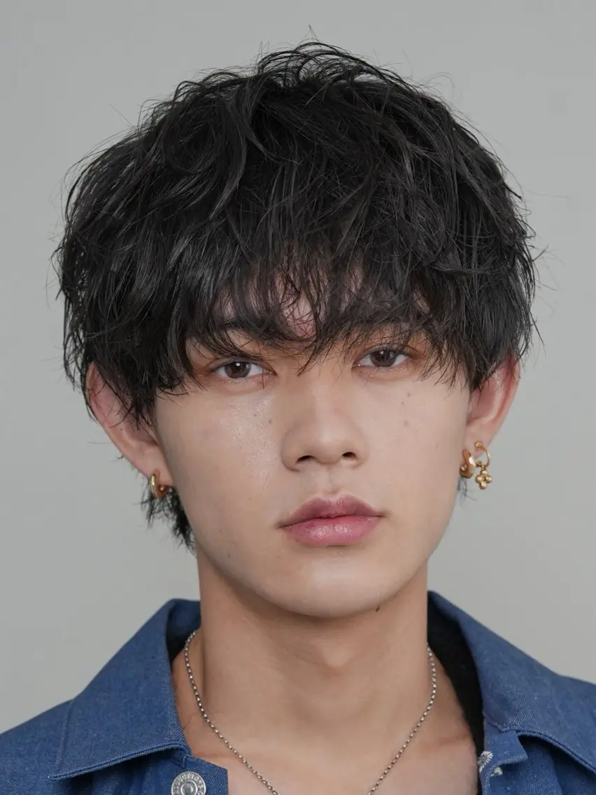 パーマ メンズ カット パーマ fifth 清水睦月のヘアスタイル