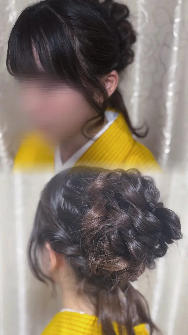 【特別な日に🎀】フルアップヘアセットの写真