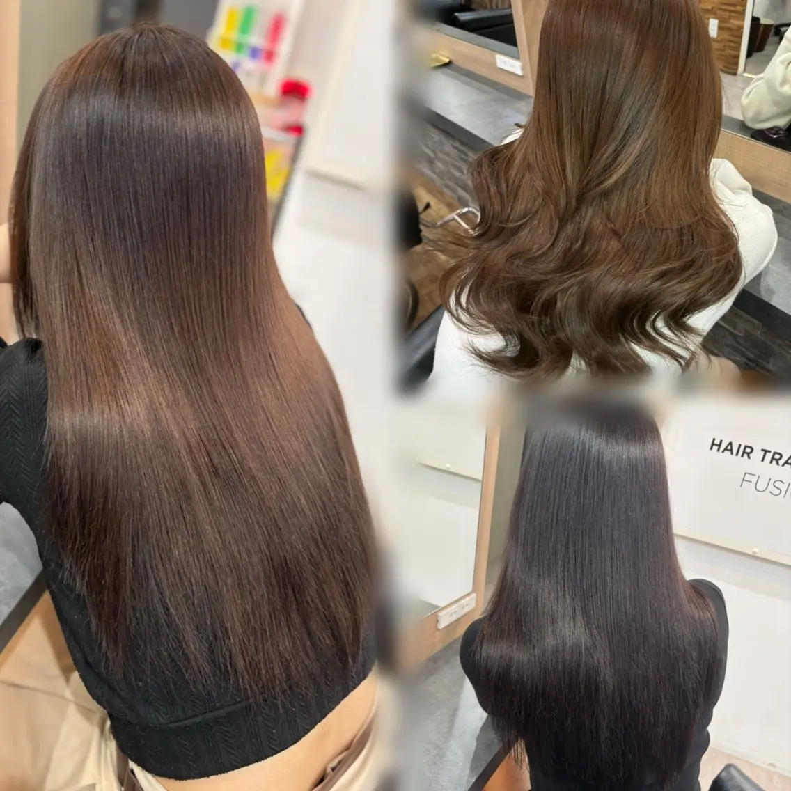 ロング カラー ブリーチ ブラウンカラー ブリーチなしカラー カット ヘアカラー トリートメント 横浜/エクステ特化× 艶カラー/あいかのヘアスタイル