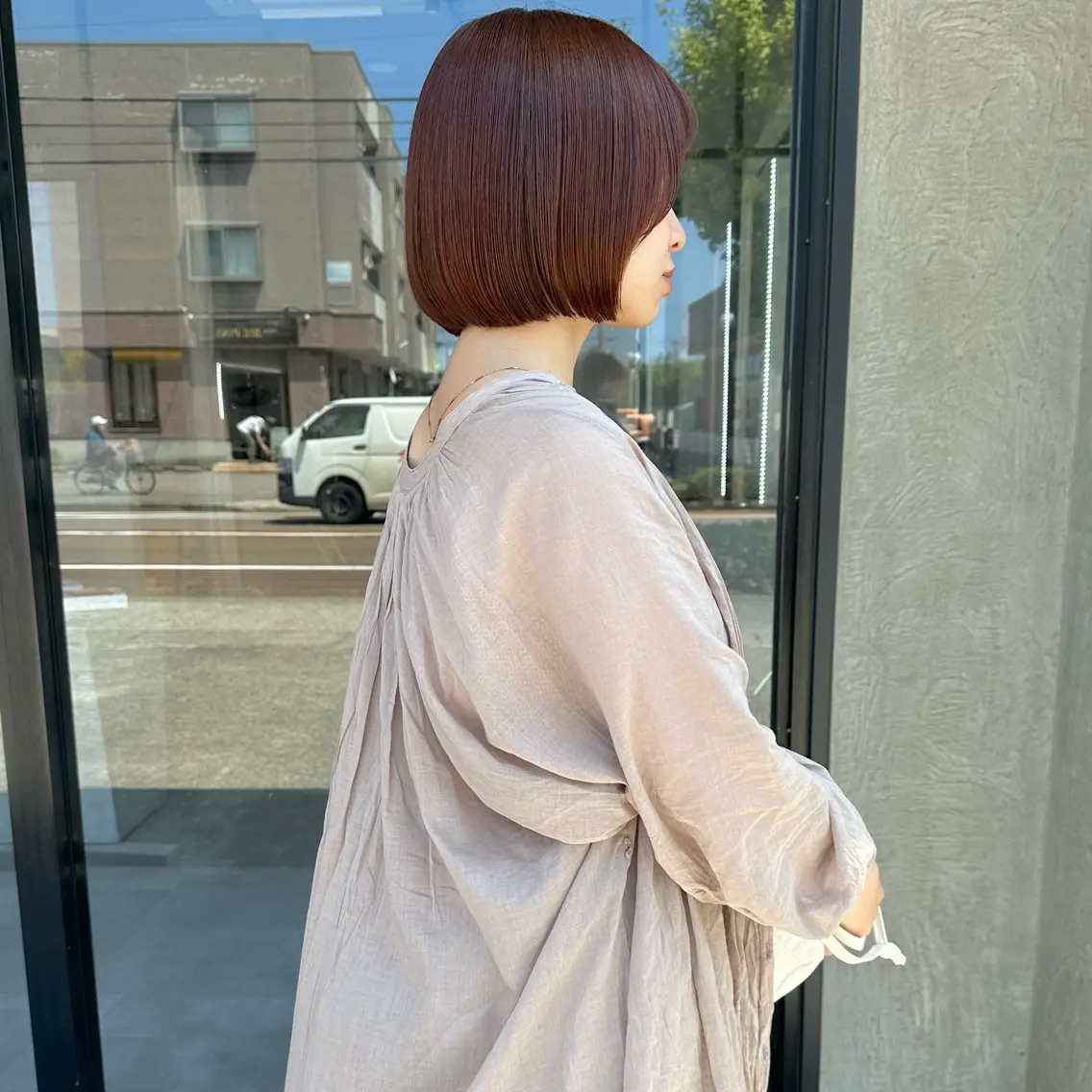 ミディアム カラー はちすか るかのヘアスタイル