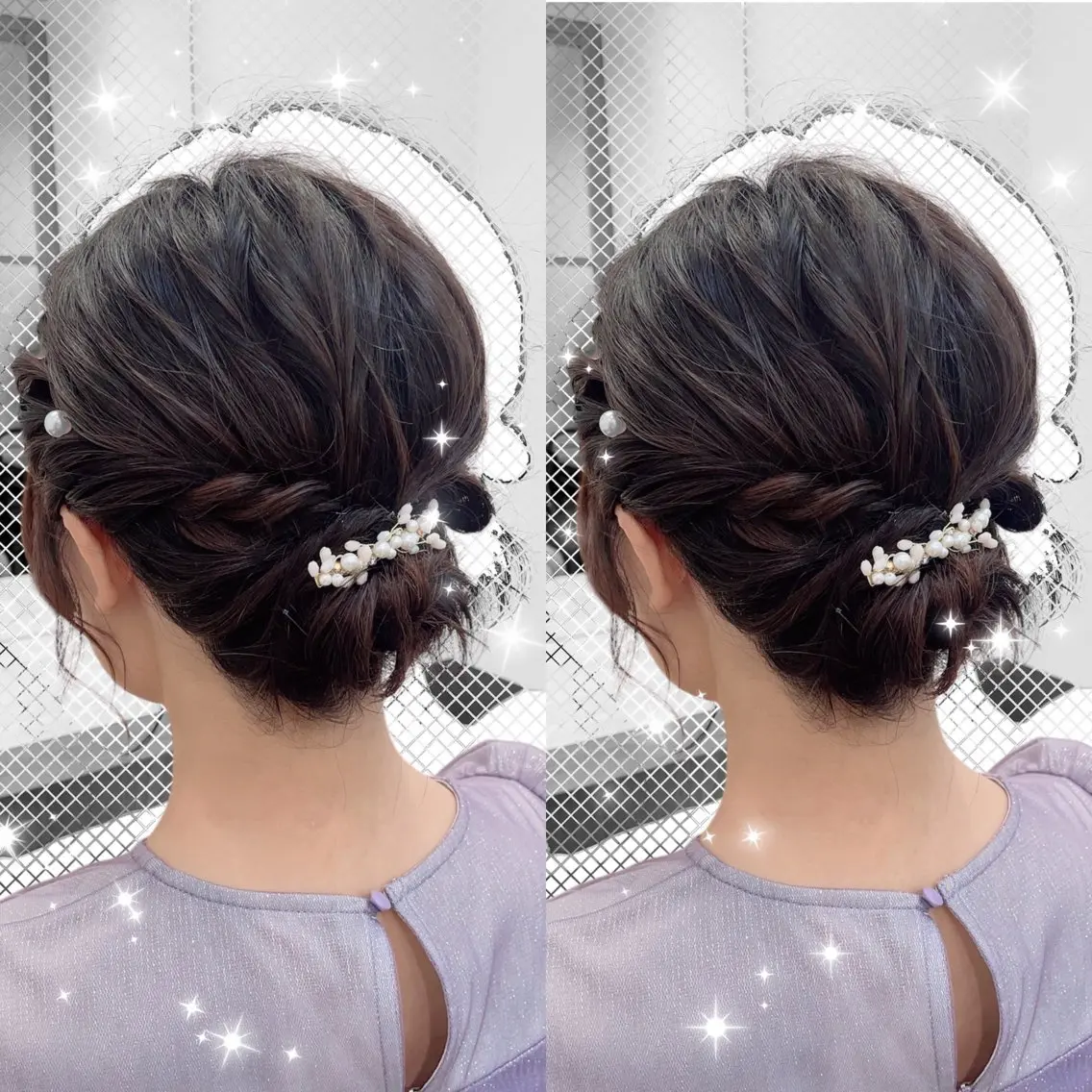 ヘアセット【結婚式お呼ばれ/パーティー/お着物】の写真