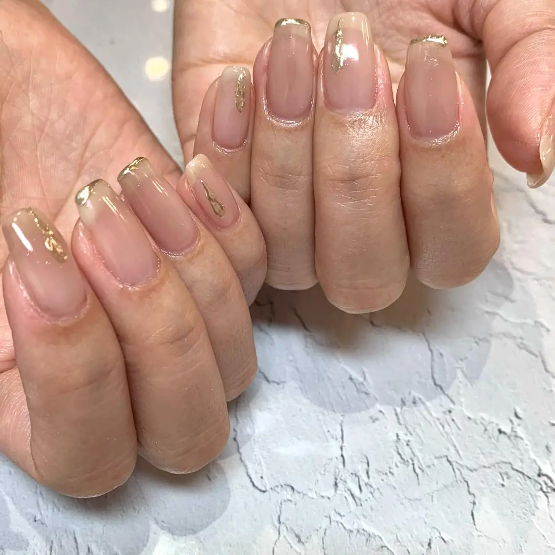 ネイル 持ち込み シンプルネイル 鈴木 まゆのネイルデザイン