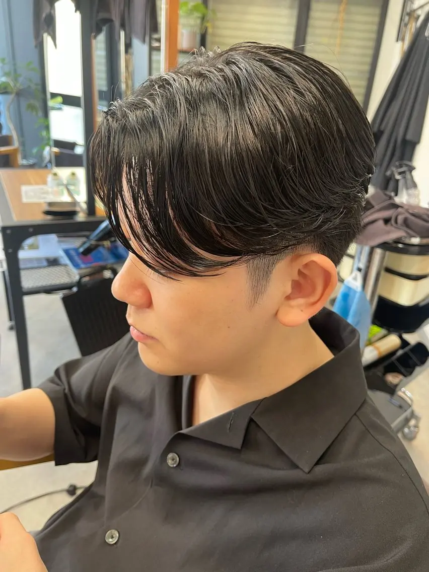 パーマ メンズ シノザキ キナのヘアスタイル