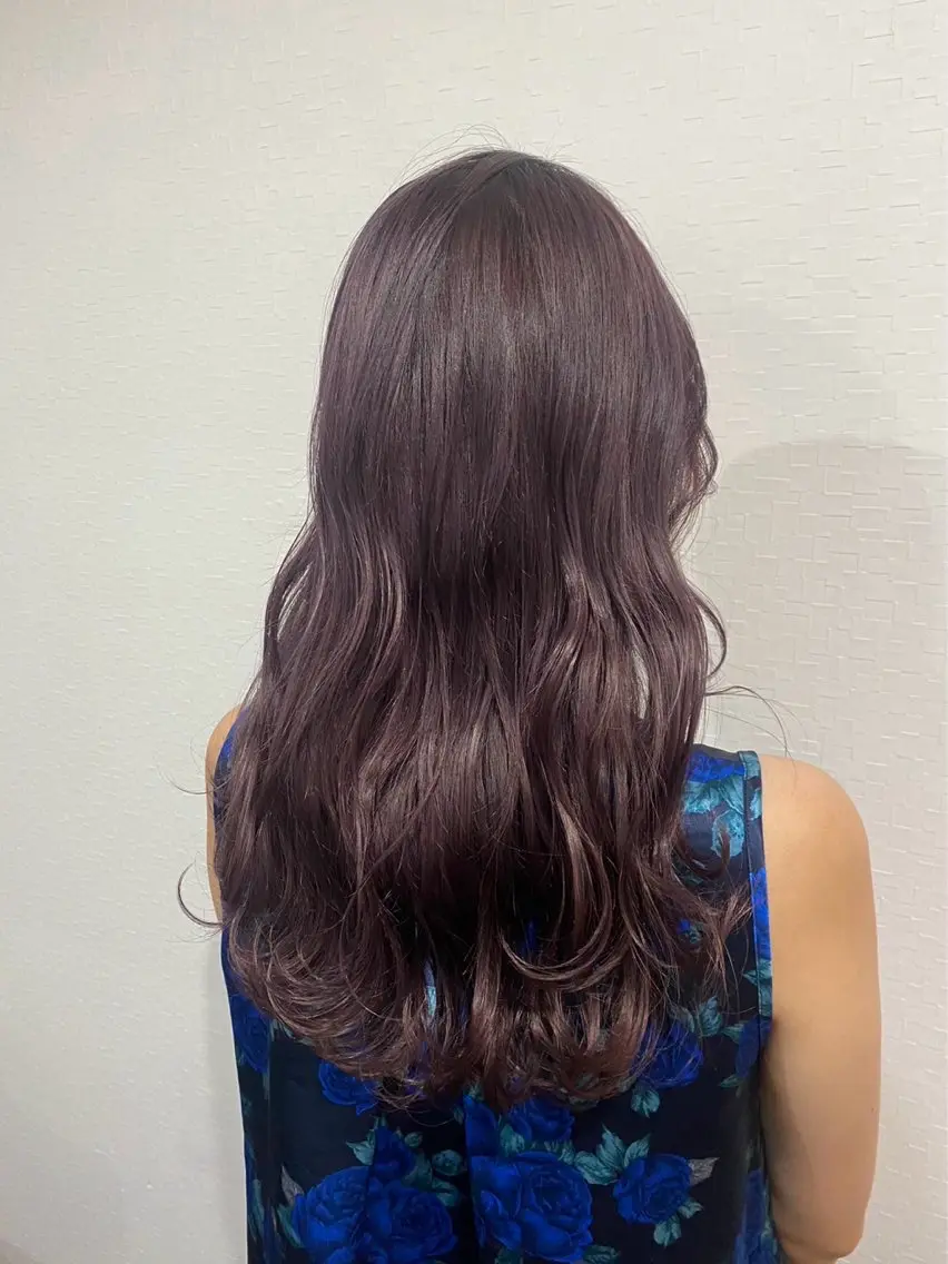 ロング カット ヘアカラー トリートメント TELA HAIR 店長 塩田のヘアスタイル