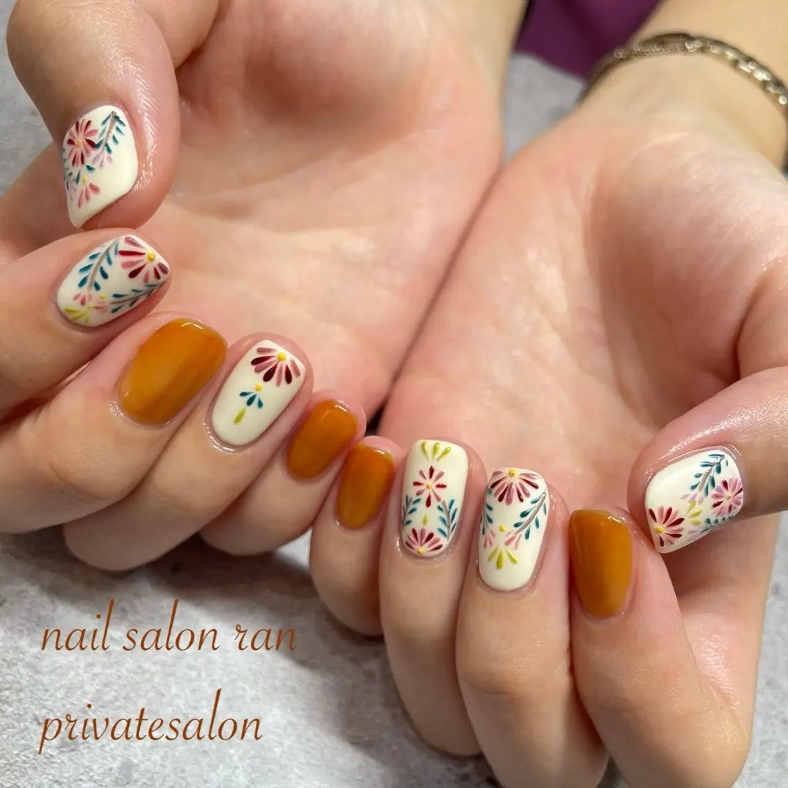ネイル ハンドネイル ハンドケア nailsalon ranのネイルデザイン