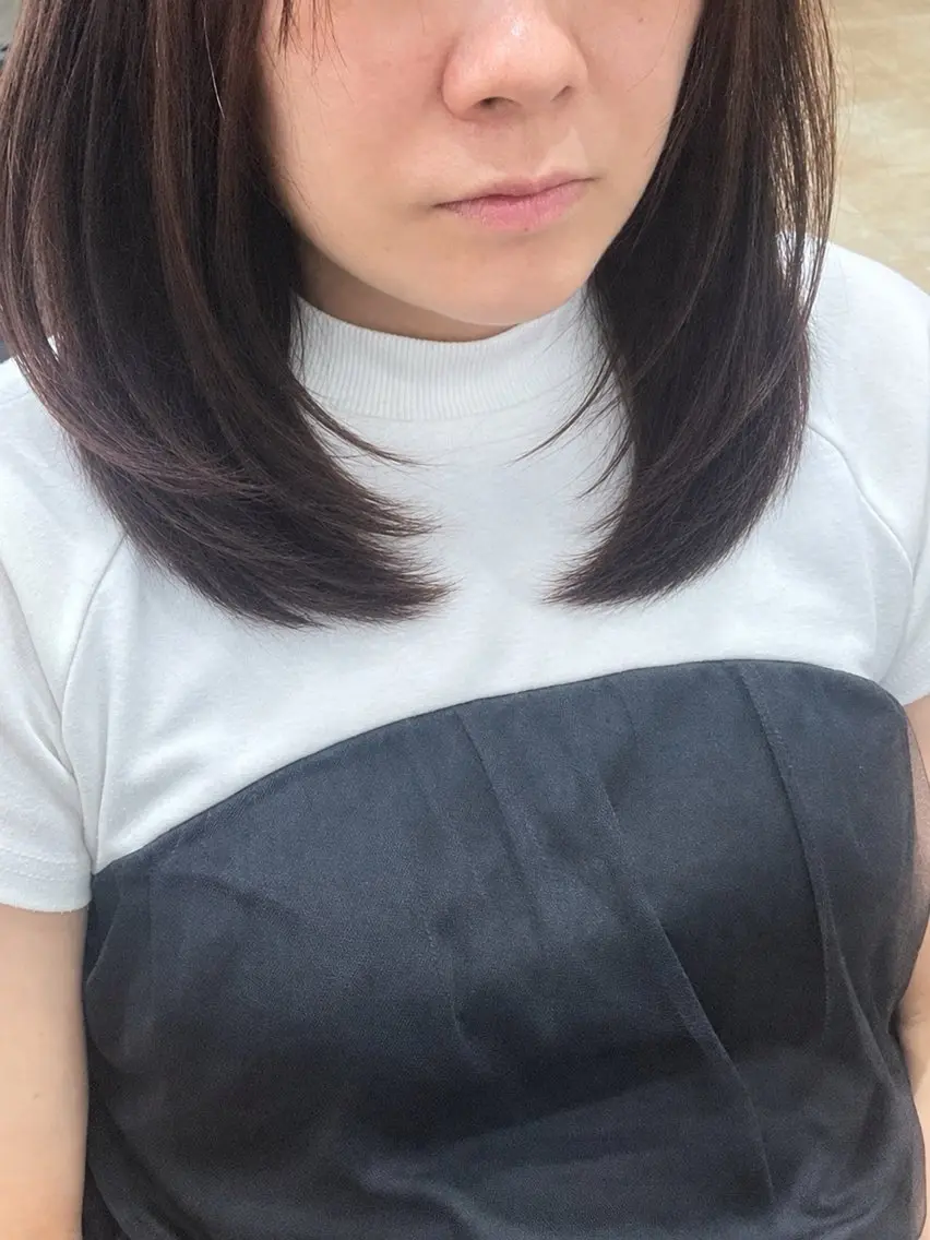 ミディアム ノ イ ルのヘアスタイル