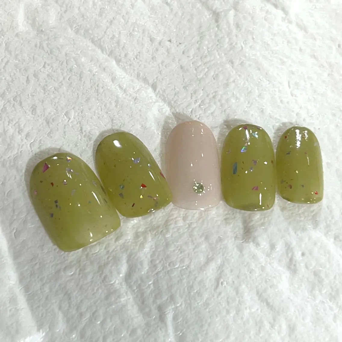 ネイル アートネイル シンプルネイル Chamuel 三輪のネイルデザイン