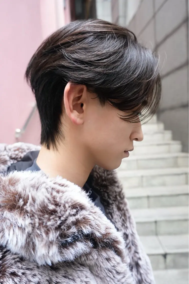 ショート パーマ メンズ 縮毛矯正 カット 縮毛矯正 湖城 恵吾のヘアスタイル