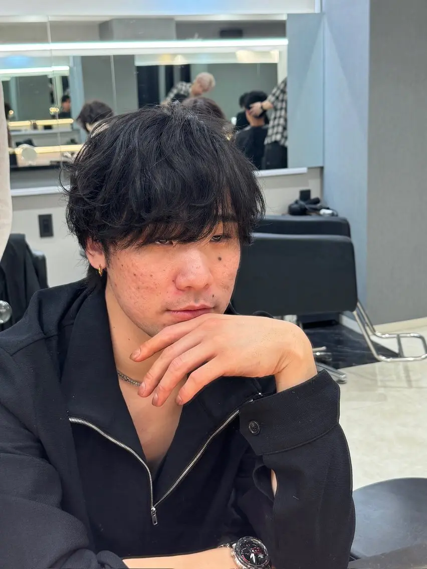 メンズ パーマ 公平 莉月のヘアスタイル