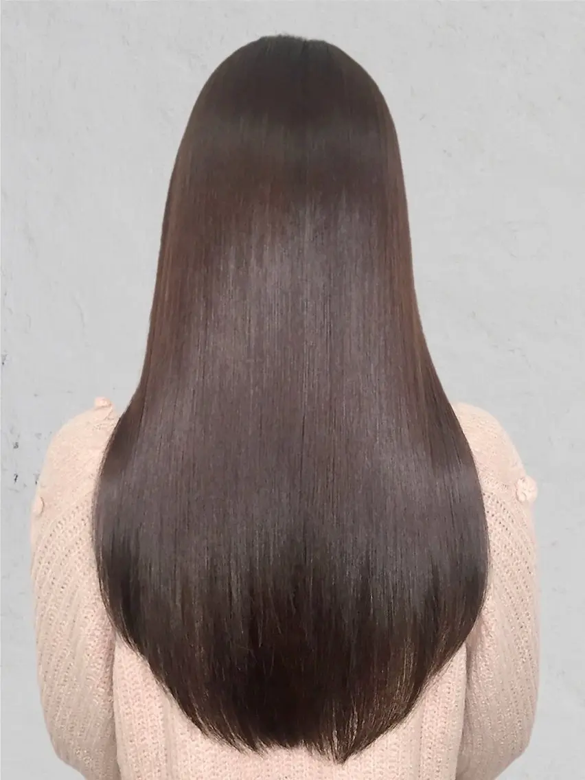 ロング カラー ヘアアレンジ 髪質改善🪞 美髪縮毛矯正🪞城のヘアスタイル