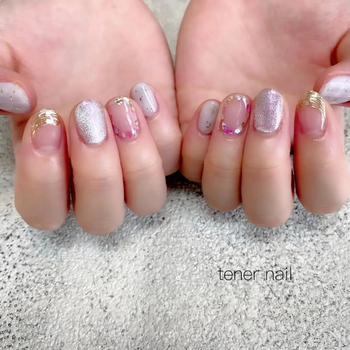 ネイル ピンク テネルネイル tener nailのネイルデザイン