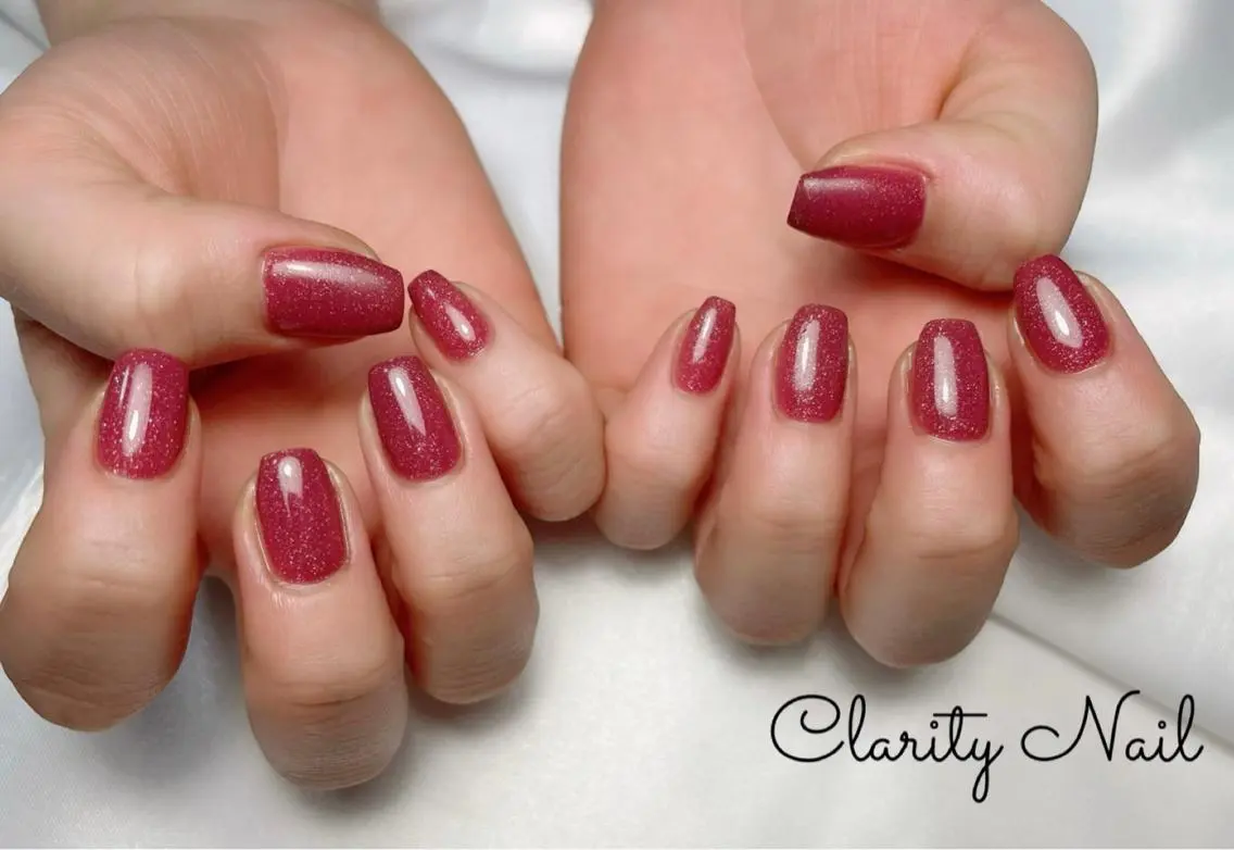 ネイル ワンカラーネイル ハンドネイル Clarity Nailのネイルデザイン