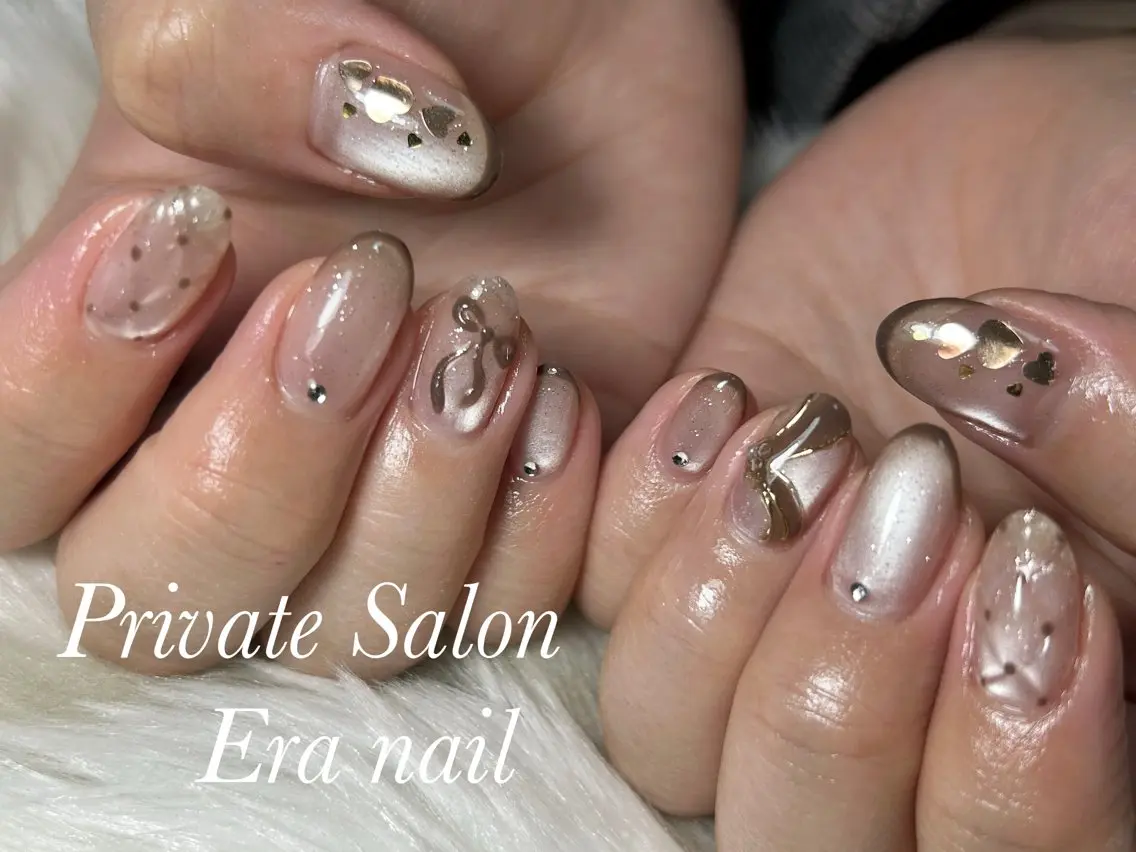 ネイル 持ち込み ハンドネイル Era nailのネイルデザイン