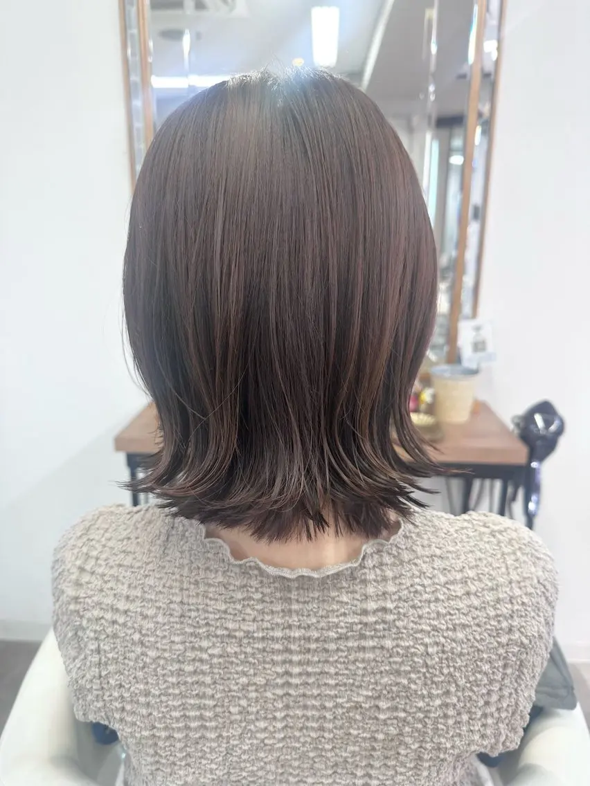 ミディアム ヘアカラー トリートメント Noyヨシモト ヒロトのヘアスタイル