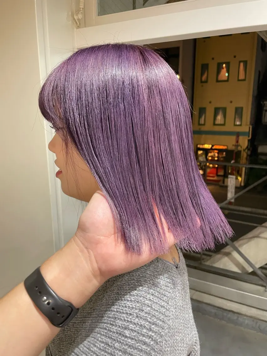 ミディアム カット ヘアカラー トリートメント ✨髪質改善美容師 永森祥太✨のヘアスタイル