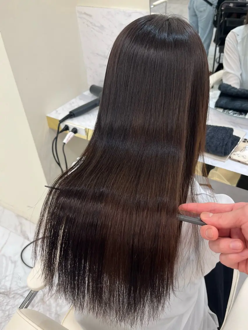 ロング 梅田🫧髪質改善 縮毛矯正🫧村上蒼生のヘアスタイル