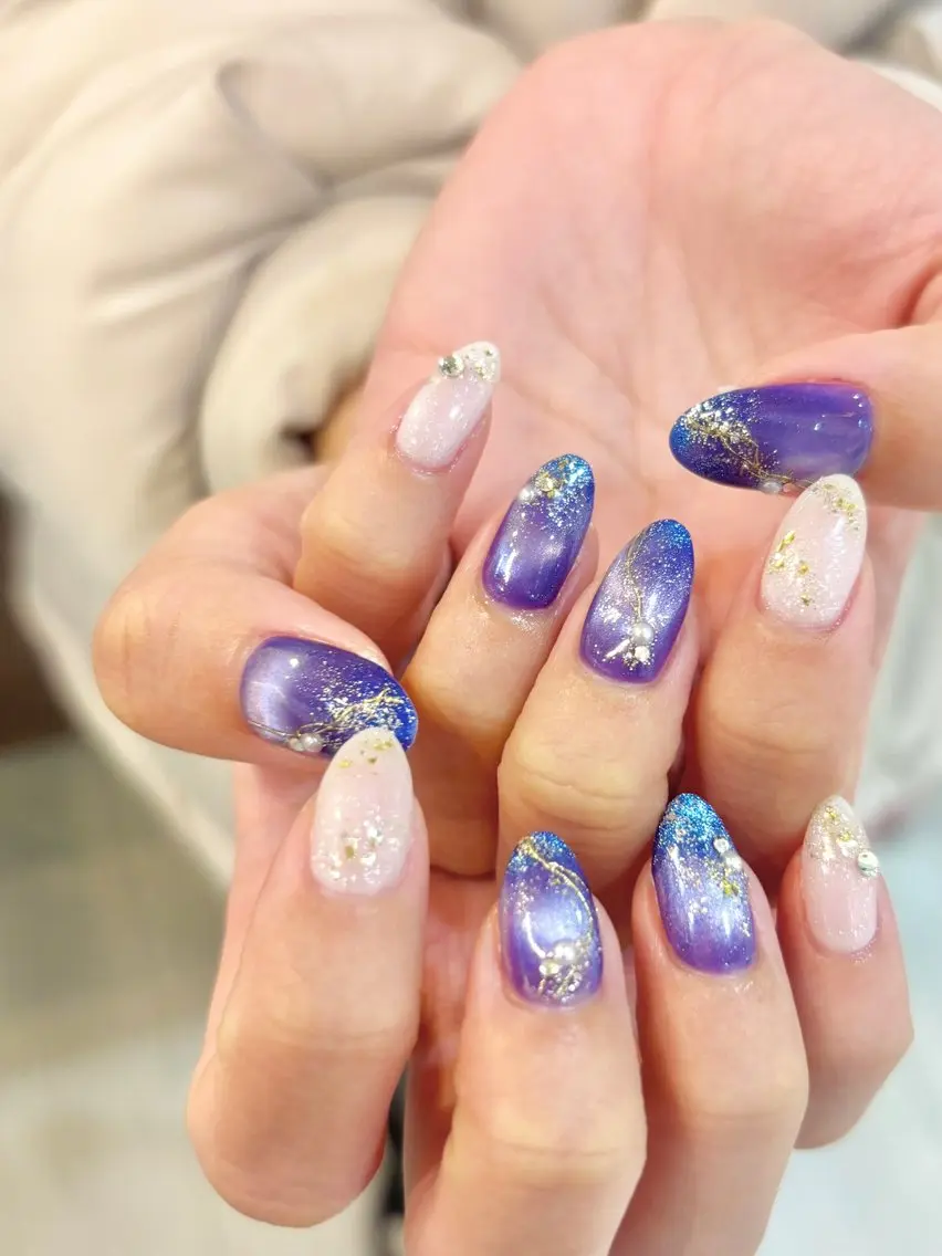 ネイル 成人式 ハンドネイル atelierBon 🌿REIのネイルデザイン