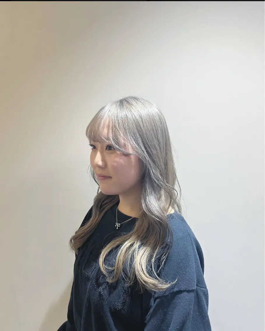 セミロング カラー ヘアアレンジ ヘアカラー トリートメント ヘアセット 髪質改善/艶髪 /SARA💕のヘアスタイル