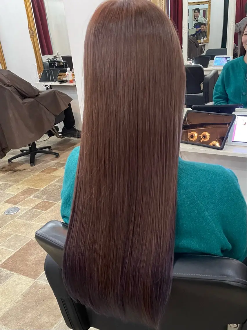 ロング カラー カット ヘアカラー amphihair 高橋祐也のヘアスタイル