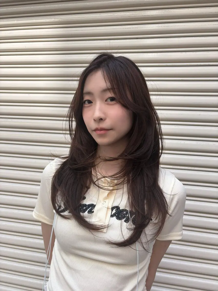ロング ヘアカラー 𝑯𝒂𝒏𝒂🎀 colorlistのヘアスタイル