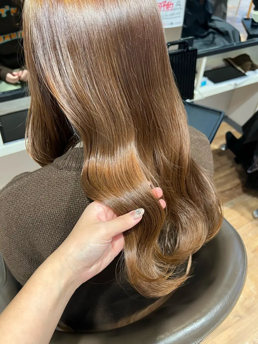 カラー ベージュカラー ミルクティーベージュ ヘアカラー インナーカラー♡ Nanakoのヘアスタイル