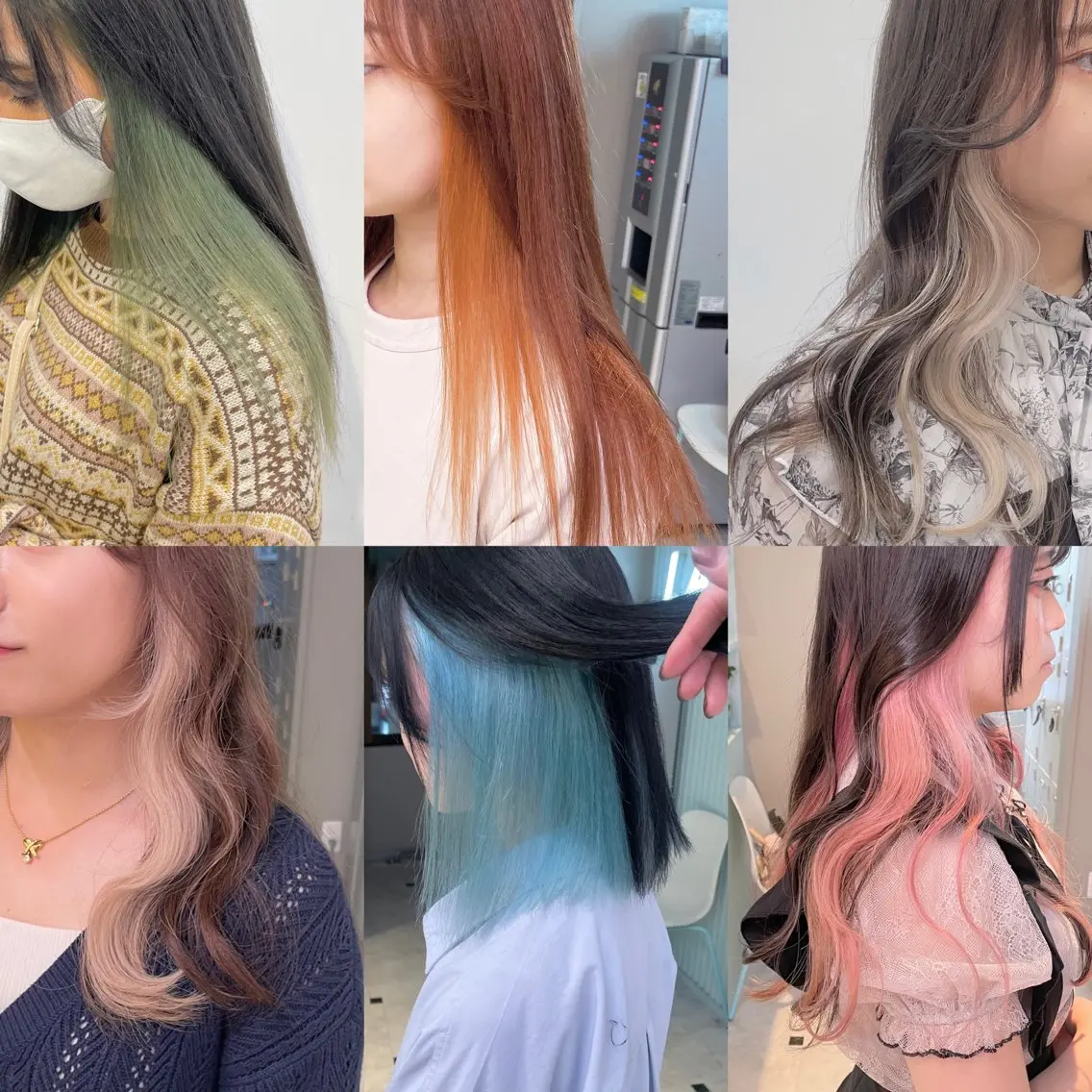 🌈おしゃれ最上級🌈インナーカラーorイヤリングカラーorフェイスフレーミング🌷の写真