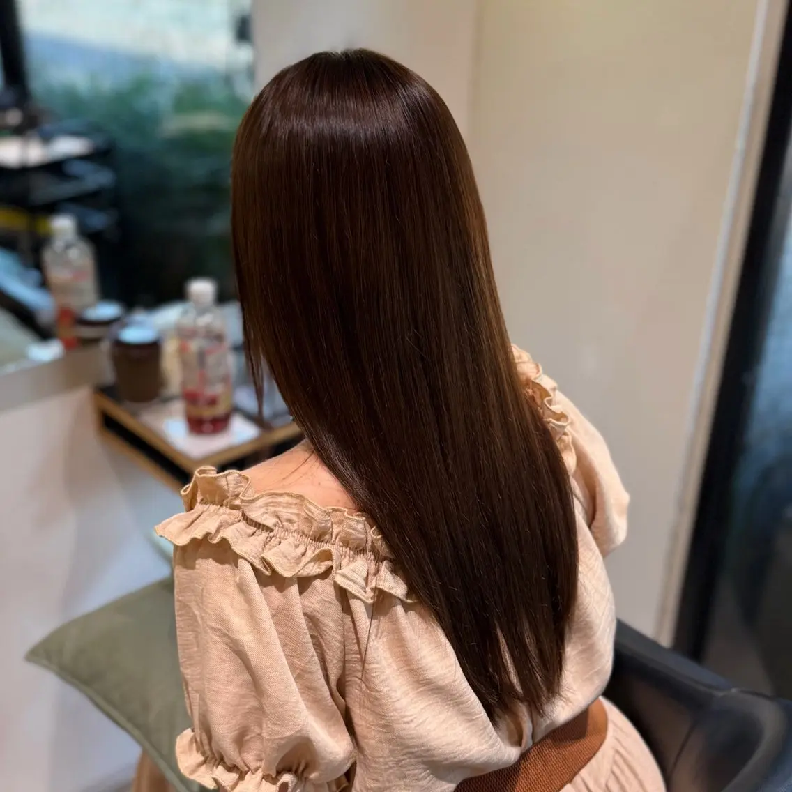 ロング パーマ くせ毛 縮毛矯正 縮毛矯正 縮毛矯正 ⟡ シモヤルカのヘアスタイル