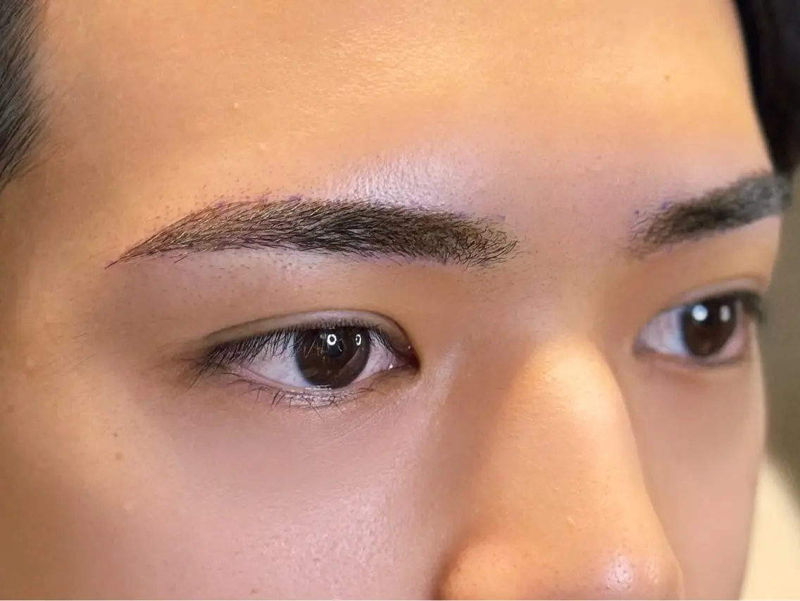 男性人気NO.1💫メンズ美眉スタイリング【眉毛WAX脱毛1回】の写真